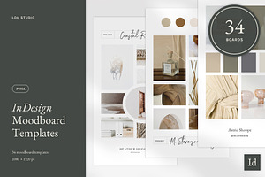 PIMA InDesign Mood Board Templates
