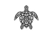 Mandala Sea Turtle SVG Bundle, an Illustration by yasushie (Thumbnail 20 of 31)