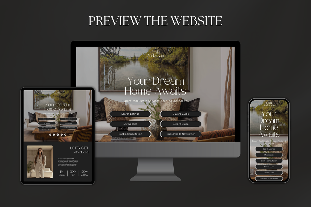 Real Estate Link in Bio for Canva, an App Template by Meraki Templates (Photo 6 of 8)