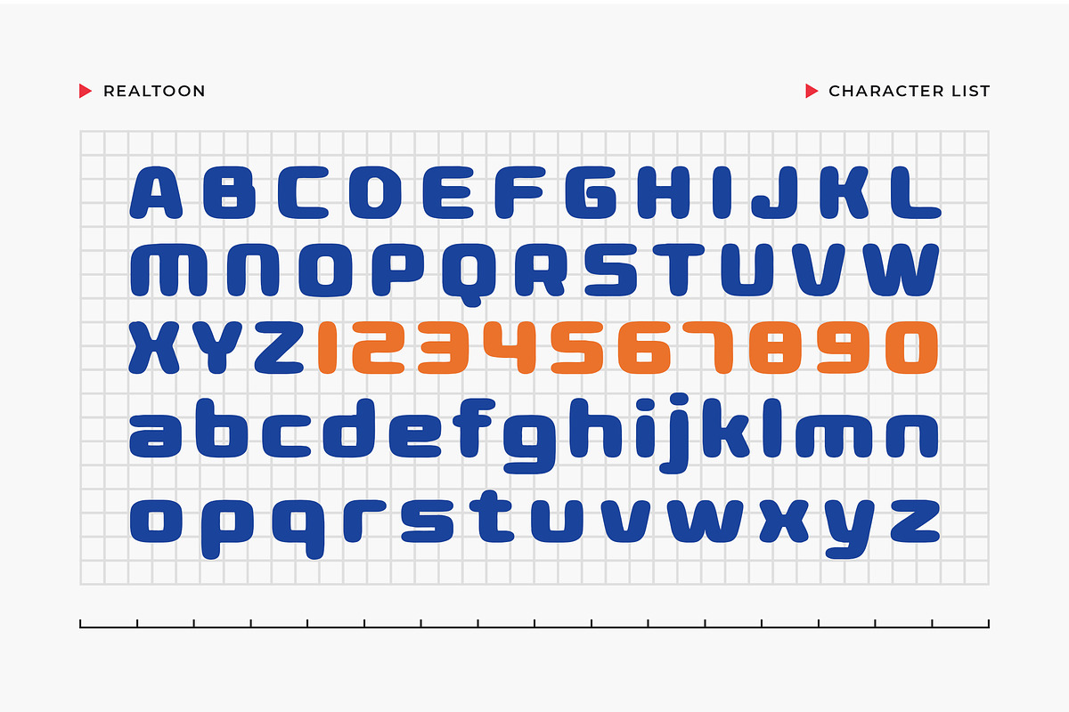 Realtoon - Square Bold Sans Serif, a Sans Serif Font by Typia Nesia (Photo 2 of 13)