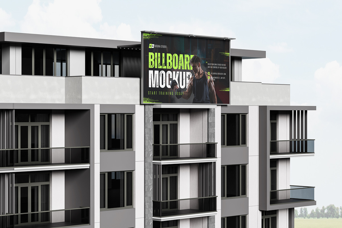 Billboard Mockup, an Advertising Mockup by Sosuna Studio (Photo 6 of 10)