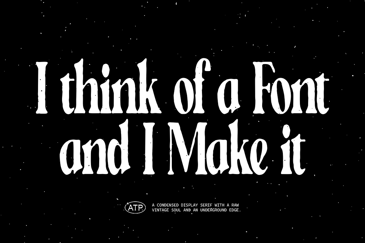 Farde - Condensed Display Serif, a Serif Font by Typeparties (Photo 2 of 10)