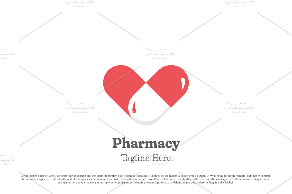 Pharmacy Pill Medic Logo Design Icon, a Branding & Logo Template by Morvana Crew