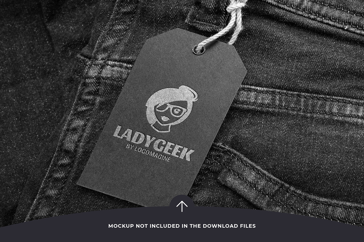 Lady Geek Logo Template, a Branding & Logo Template by LOGOMAGINE (Photo 3 of 16)