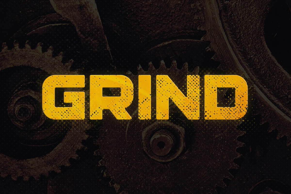 Grind Typeface, a Font by Tugcu Design Co. (Photo 1 of 5)