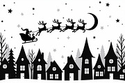 Christmas Sky Vector Collection, an Illustration by jahid234 (Thumbnail 15 of 20)