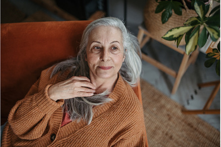 High angle view of happy senior, a Person Photo by HalfPoint