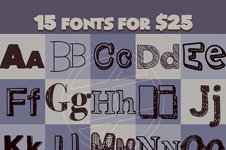 15-Font Collection