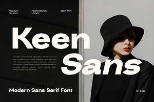Keensans – Clean Modern Sans Serif