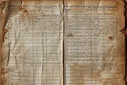 Vintage Ledger Paper, a Background Graphic by Printable Treasure (Thumbnail 7 of 7)