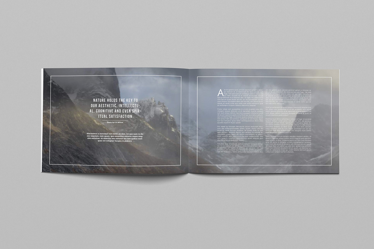 Landscape Magazine Template II, a Magazine Template by Uloel Design (Photo 3 of 12)