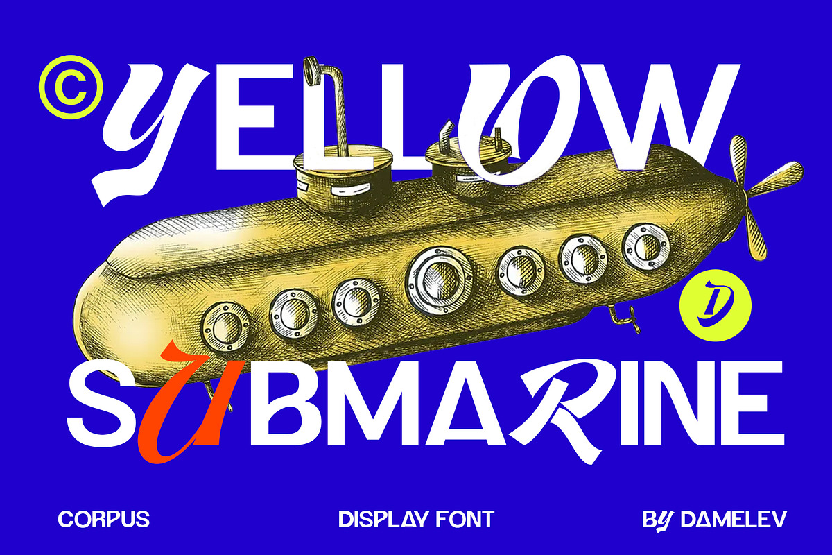 Corpus Font, a Font by Damelev (Photo 5 of 8)