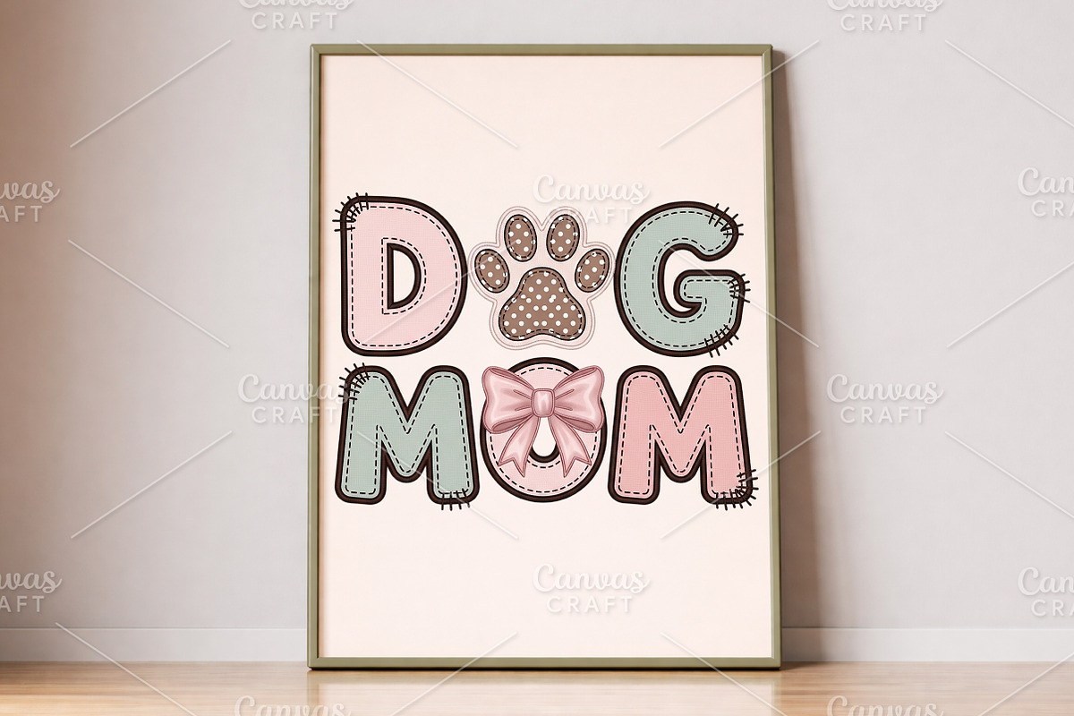 Dog Mom PNG Sublimation PNG, an Illustration by Canvas Craft (Photo 4 of 6)