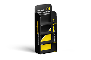 Product Stand Mockup, an Advertising Mockup by Se٧enStudio