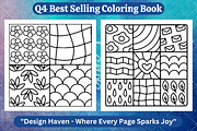 Bold and Easy Patterns Coloring Book, a Decorative Illustration by Coco Bloom (Thumbnail 3 of 4)