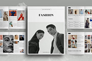 Grayscale Fashion Magazine Brochure, a Magazine Template by Boris Cupac (Thumbnail 1 of 7)
