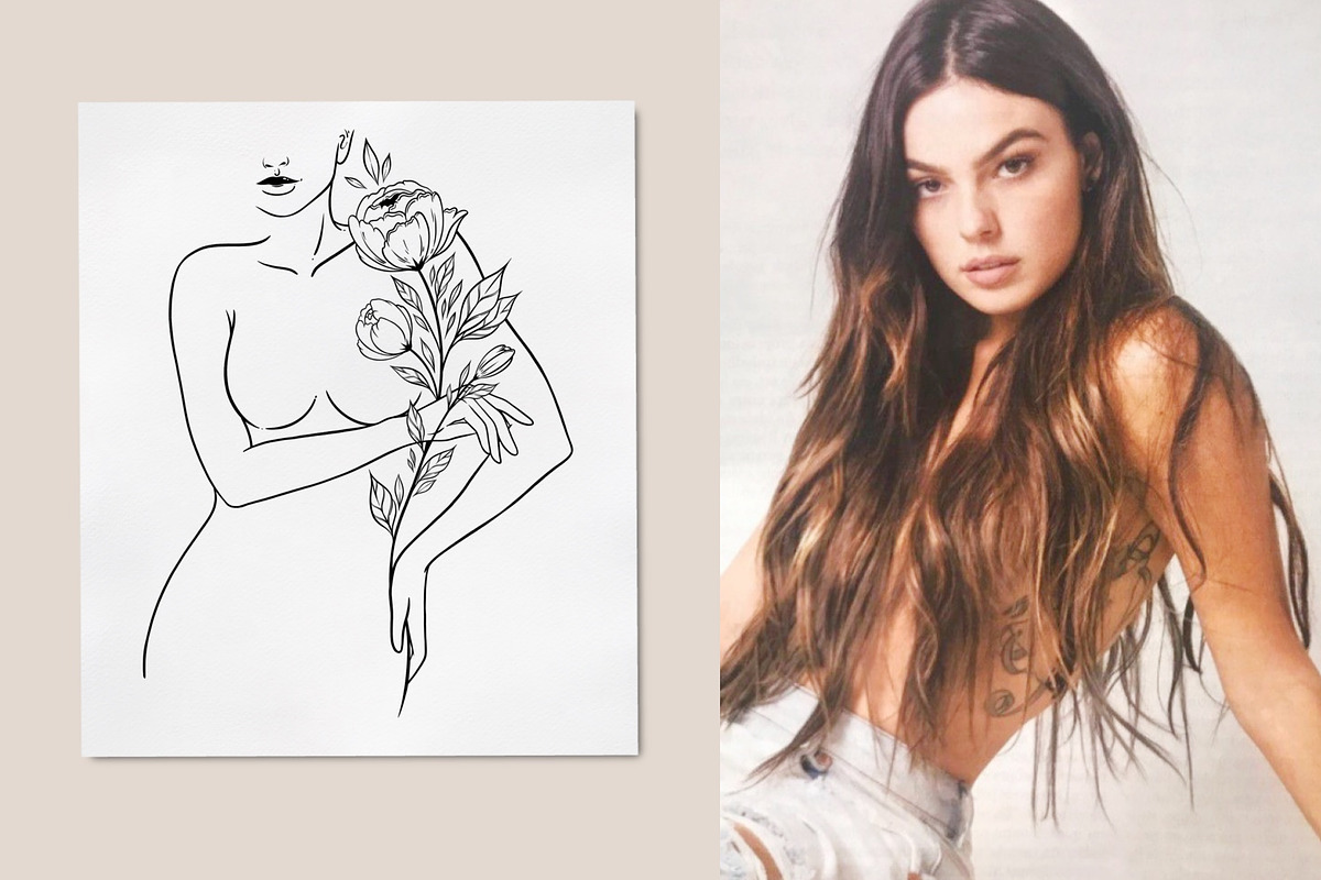 Women & flowers, a Decorative Illustration by heyXeni (Photo 3 of 9)