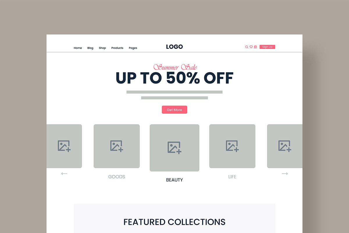 Fashion E Commerce Landing Page preview 2