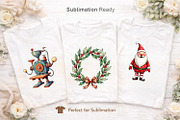 Retro Nordic Christmas Clipart, an Illustration by Artnoy (Thumbnail 5 of 8)