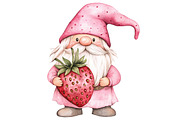 Watercolor Strawberry Clipart Bundle, a Seasonal Illustration by CitraGraphics (Thumbnail 4 of 5)