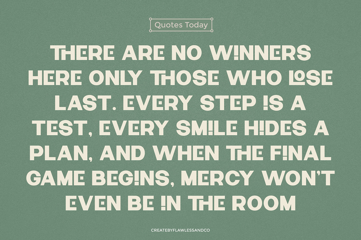 Thiskloze - Bold Sans Serif Font, a Sans Serif Font by Flawless And Co (Photo 3 of 10)
