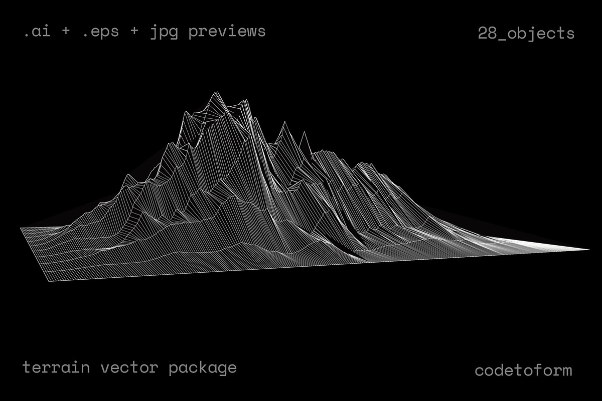 GEO_TERRAIN2 Vector Pack, a Background Graphic by codetoform (Photo 14 of 14)