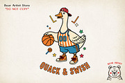 Cute Basketball Mom & Game Day, a Sport Illustration by GlitterCraft (Thumbnail 27 of 101)