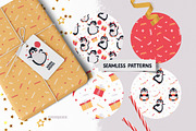 Penguin Party Creator | SVG & PNG, an Animal Illustration by Ejevyaka (Thumbnail 5 of 8)