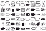 Cutting Board Vector Bundle, an Illustration by jahid234 (Thumbnail 1 of 51)