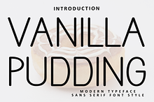Vanilla Pudding