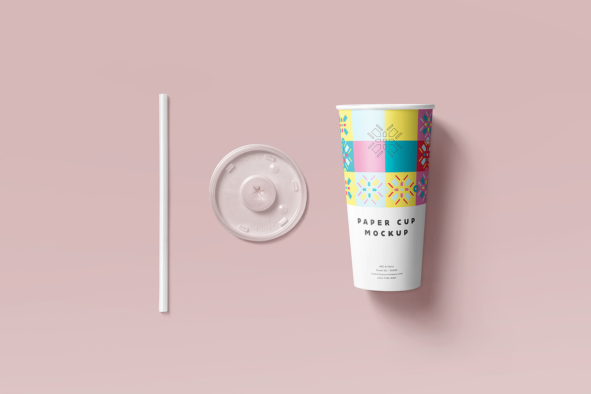 Soda Cup Mockup, a Product Mockup by PixelVoyager (Photo 7 of 11)
