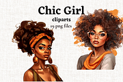 African American Chic Girl, a Person Illustration by Mash Mash Stickers (Thumbnail 1 of 9)