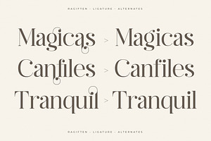 Ragiften Modern Serif Font