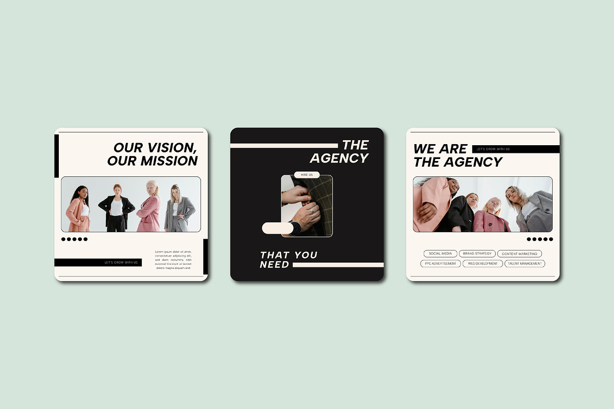 Canva Digital Marketing Agency Kit, a Social Media Template by SecondBrain Store (Photo 2 of 9)