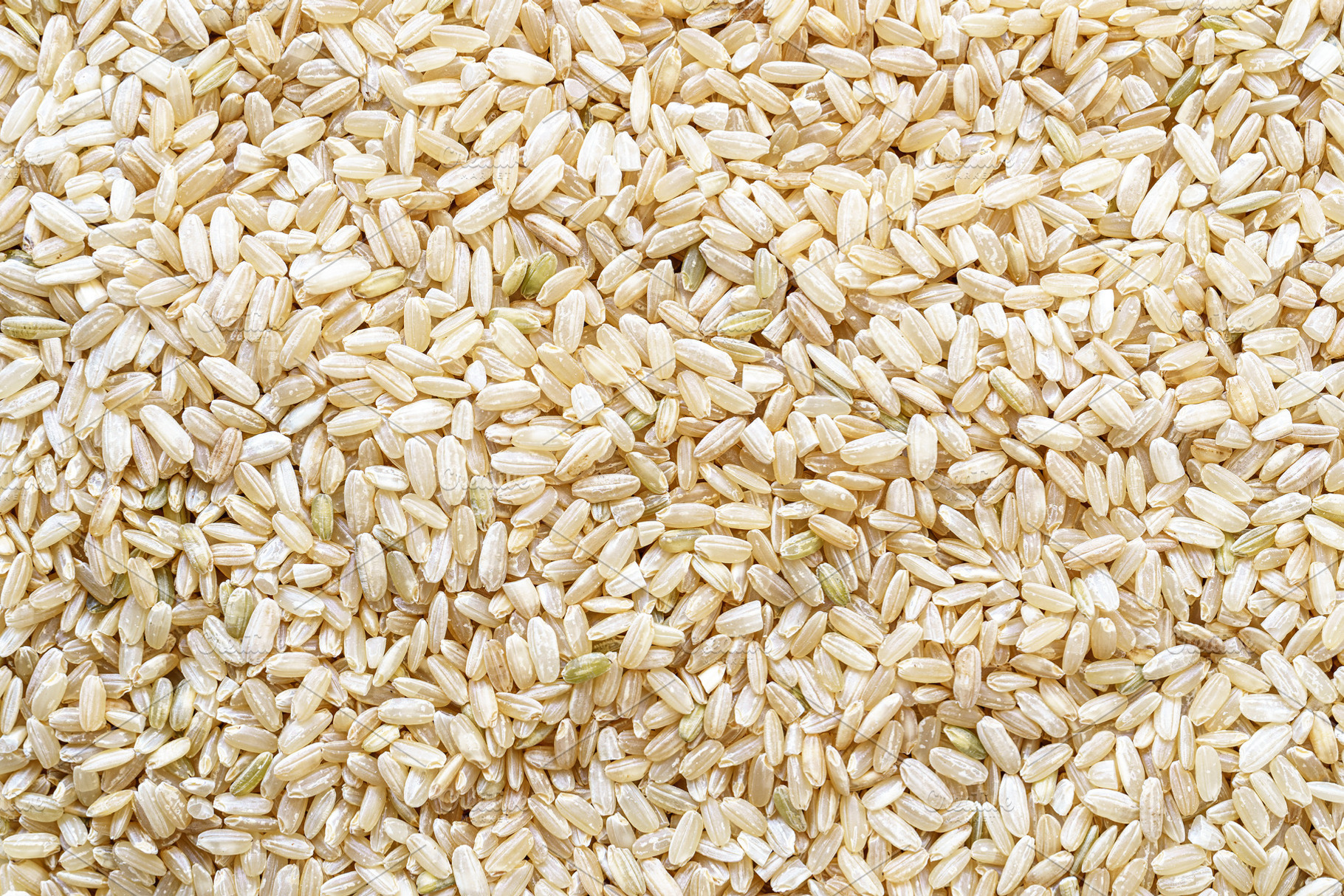 Full frame close up flat lay texture of brown rice for food and nutrition backg, a Food & Drink Photo by Eugene_Photo