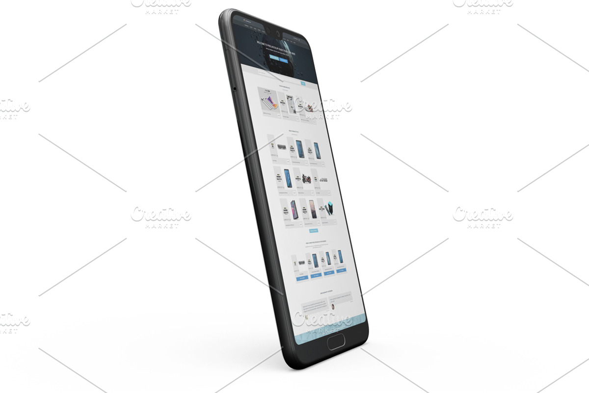 Huawei P20 Pro App Mockup Vol2, an Android Mockup by PixelMockup (Photo 3 of 17)