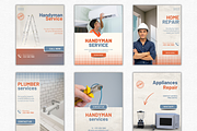 Handyman Canva Templates, a Social Media Template by Talipic Designs (Thumbnail 4 of 7)