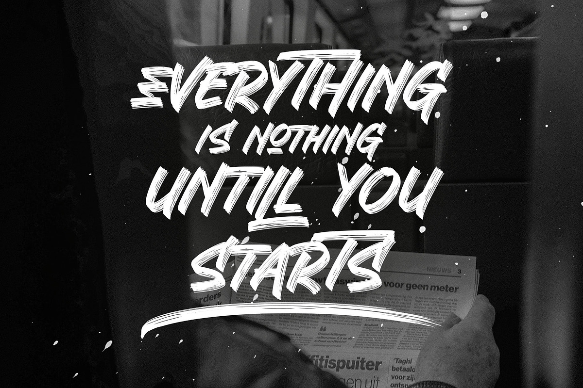 Granesta - Freestyle Brush, a Script Font by Arterfak Project (Photo 8 of 15)