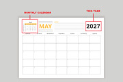 Monthly Planner Bundle 2026-2030, a Stationery Template by Design Zone (Thumbnail 6 of 8)