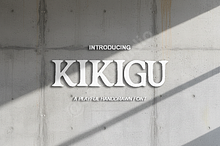 Kikigu - A Modern Luxury Serif Typef