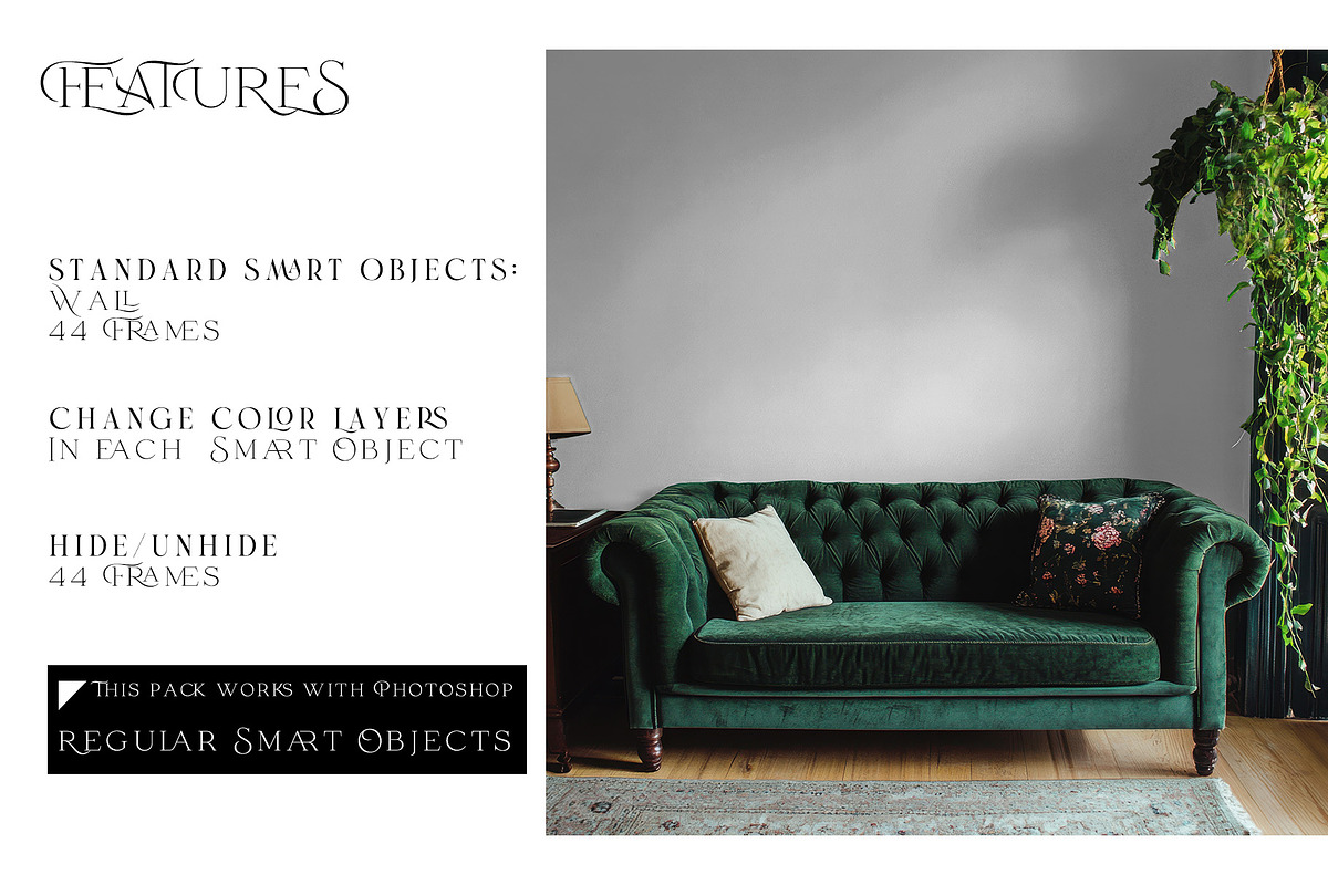 44 Frames and Wallpaper Mockup, a Product Mockup by mock-ups (Photo 3 of 18)