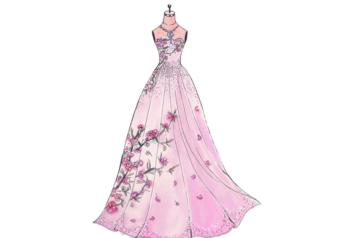 Set of three gown dress fashion art, an Object Illustration by tranyenhanu (Photo 3 of 4)