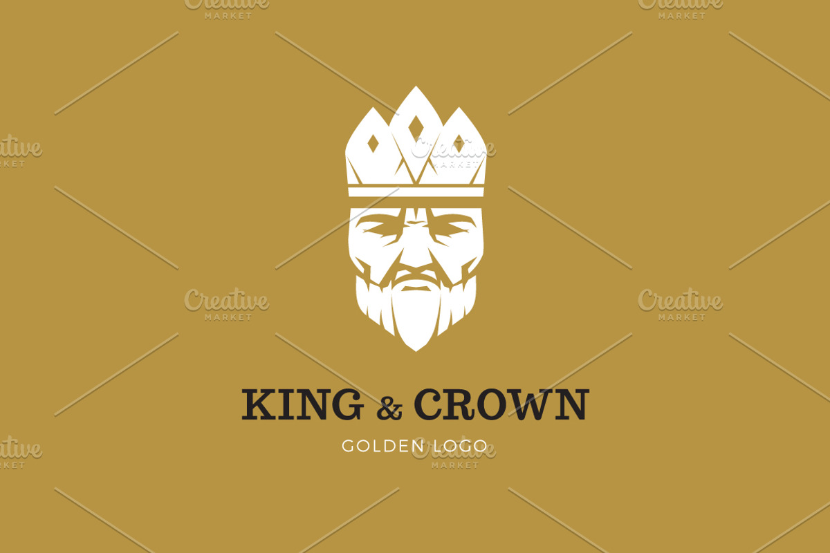 Golden King Logo, a Branding & Logo Template by Magda (Photo 2 of 3)