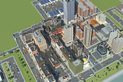 Realistic Lowpoly Simple City VR/AR, an Environmental 3D Model by NOMODOL (Thumbnail 36 of 59)