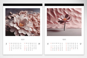 Beautiful 2024 Calendar With Flowers