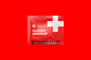 Sachet Mockup 100x80mm