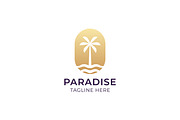 Elegant Tropical Palm Tree Logo, a Branding & Logo Template by Signatoro (Thumbnail 2 of 3)