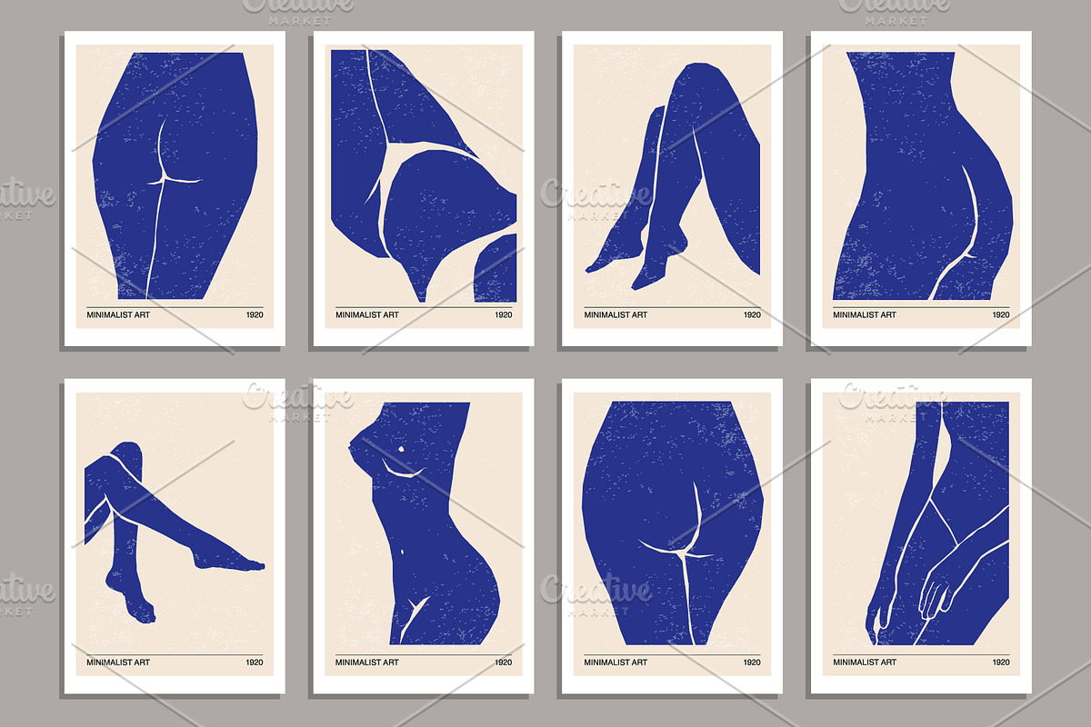 Abstract Female Figure Wall Art, a Background Graphic by C Design Studio (Photo 3 of 12)