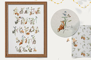 Woodland baby animals 2 Field flower, an Animal Illustration by 60secondsArt (Thumbnail 13 of 16)