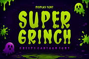 Dripping Display - Creepy Slime Font, a Handwritten Font by KiddoGlyphs Studio (Thumbnail 3 of 5)